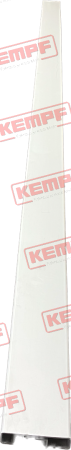 98672 Planenlatten-/Anfahrschutzprofil  100x25  mit Verstärkung eloxiert